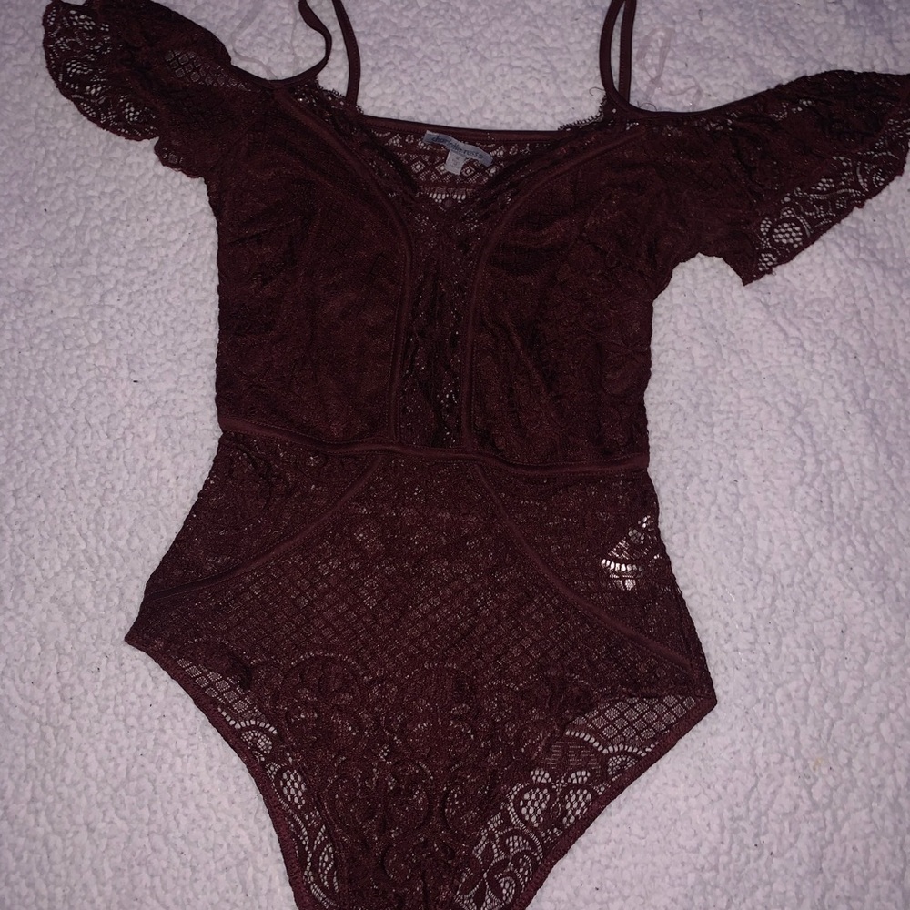 Charlotte russe lace bodysuit